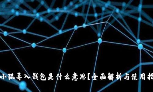 : 小狐导入钱包是什么意思？全面解析与使用指南